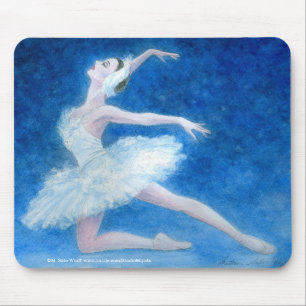 Swan Lake Ballet Mousepad