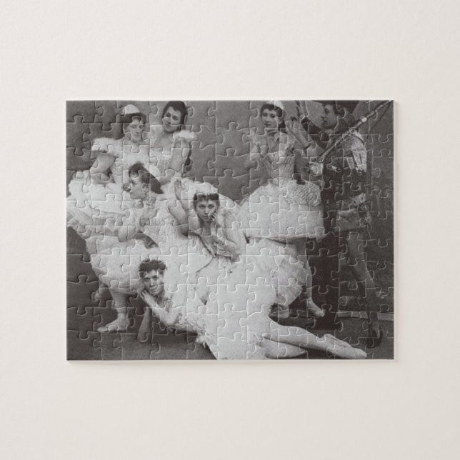 Swan Lake, Mariinsky Theatre, 1895 (b/w photo) Jigsaw Puzzle (Horizontal)