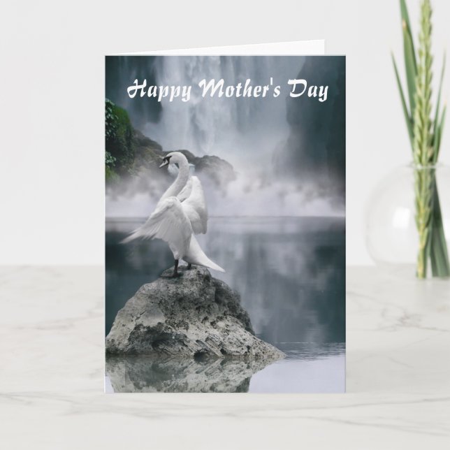 Swan Lake Mother's Day card (Front)