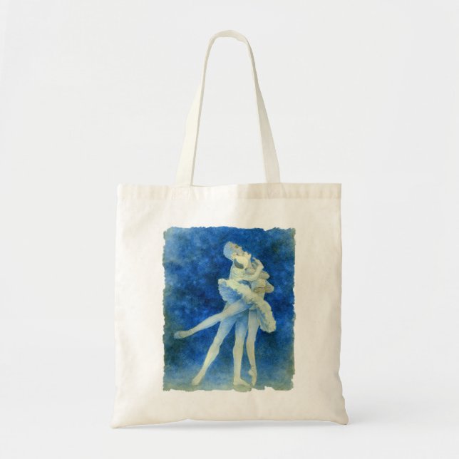Swan Lake Pas de Deux Tote Bag (Front)