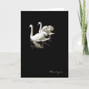 Swan Lake romantic card