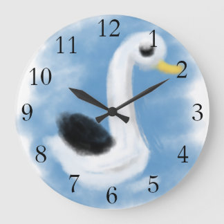 Swan Large Clock