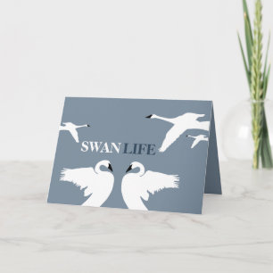 Swan Life, Elegant Swan Card