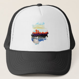 Swan Life Trucker Hat