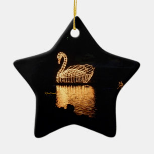 Swan Lights Ornament