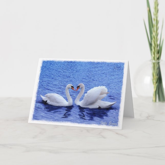 swan love card (Front)