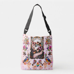Swan lovers crossbody bag