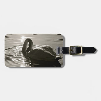 Swan Luggage Tag