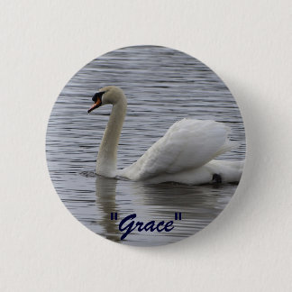 Swan Motivational Gifts 6 Cm Round Badge