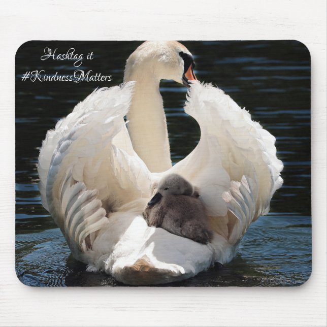 Swan Mouse Mat (Front)