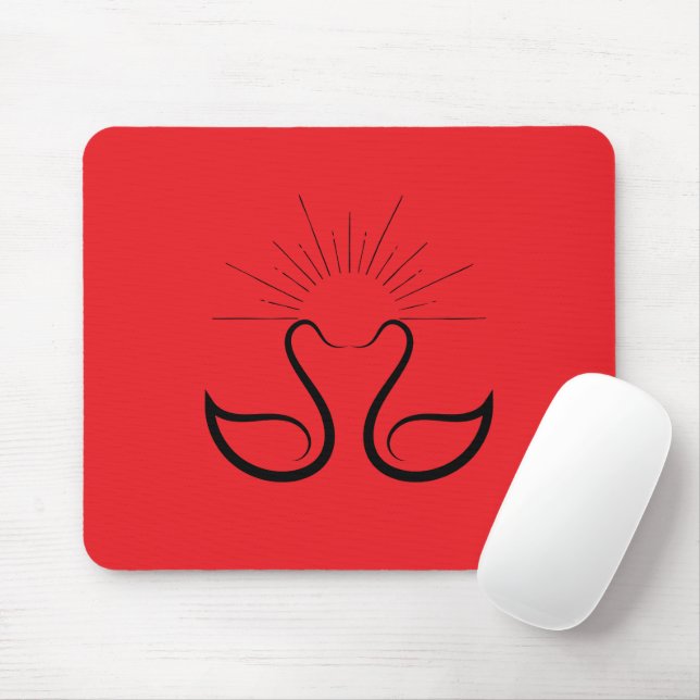 Swan Mousepad (With Mouse)