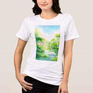 Swan Nature Embrace Tri-Blend Shirt