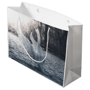 Swan Nature Photo Large Gift Bag