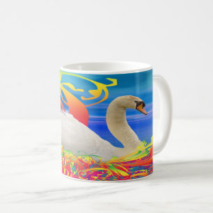 Swan Nest Coffee Mug