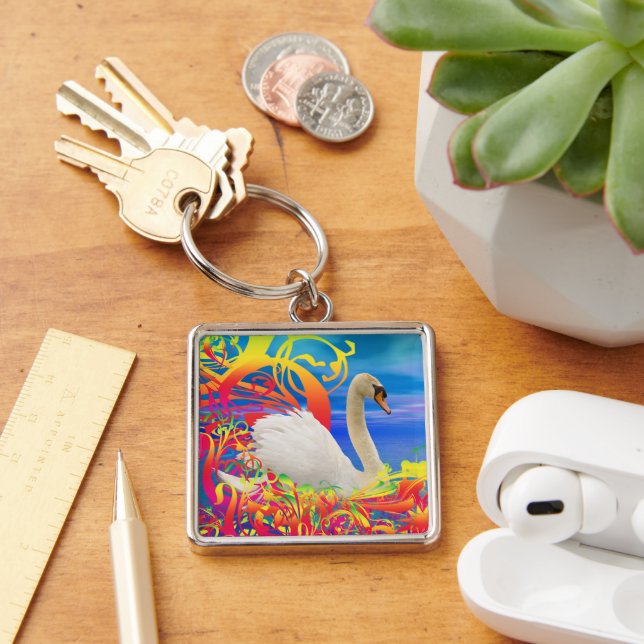 Swan Nest Keychain (Desk)