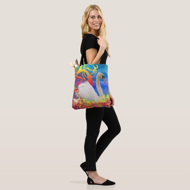 Swan Nest Tote Bag (On Model)