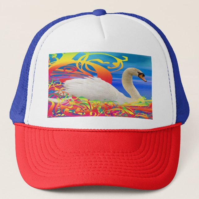 Swan Nest Trucker Hat (Front)