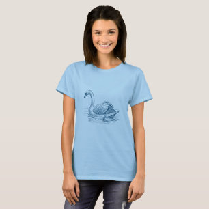 Swan - Ocean Blue T-Shirt