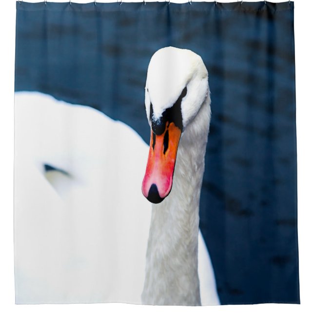 Swan Of The Lake Shower Curtain (Front)