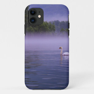 Swan on lake iPhone 11 case