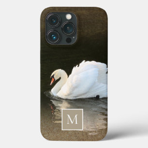 Swan Photograph Monogram iPhone 13 Pro Case