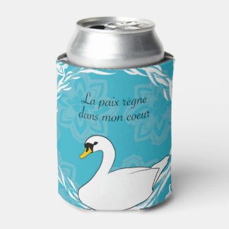 swan positive affirmation quote can cooler