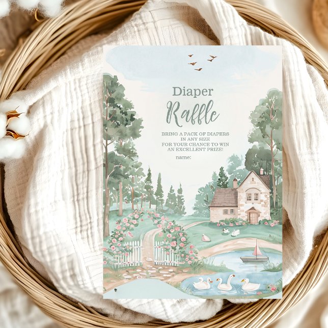 Swan Princess Baby Shower Invitation (Creator Uploaded)