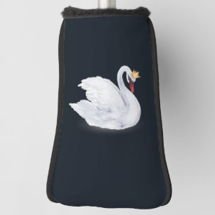 Swan Princess Black and White Golf Head Cover