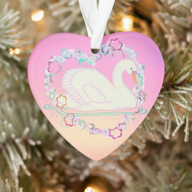 Swan Princess heart ornament (Tree)