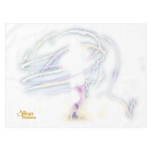 Swan Princess Odette shape Horizontal Tablecloth