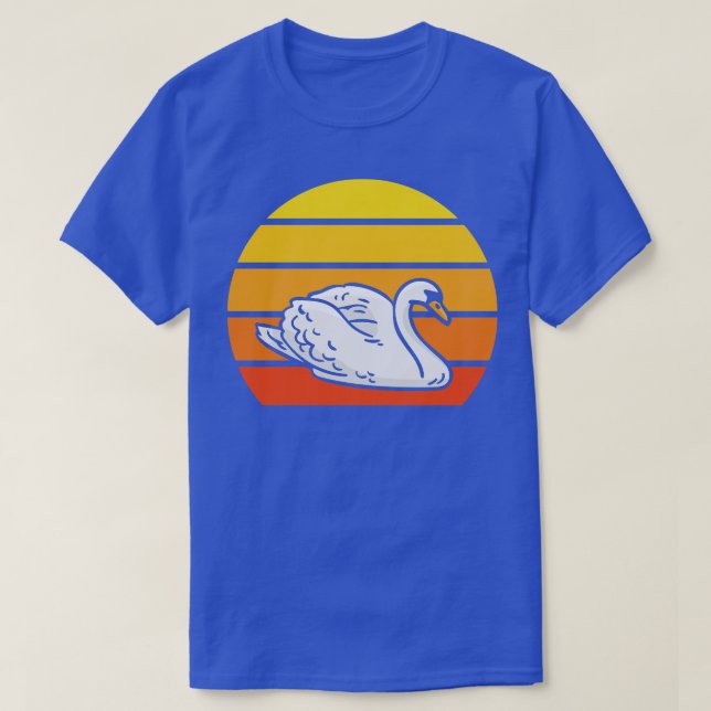 Swan Retro 2 T-Shirt (Design Front)