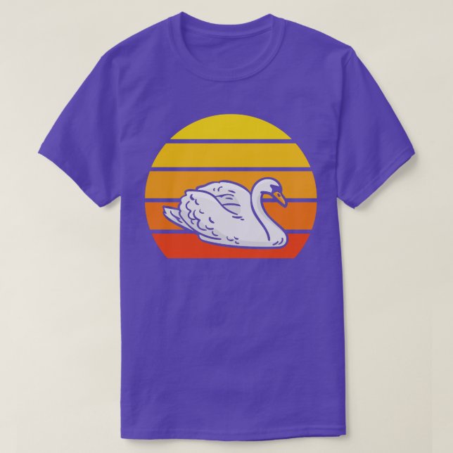 Swan Retro 3 T-Shirt (Design Front)