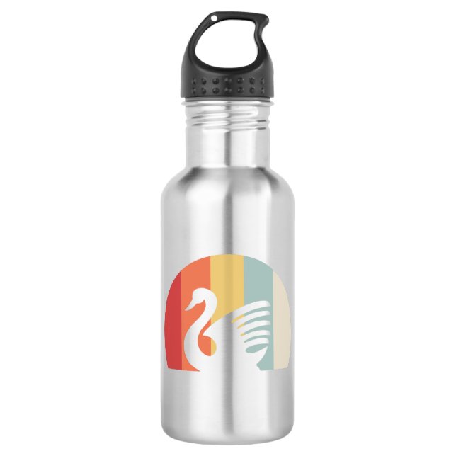 Swan Retro 710 Ml Water Bottle (Front)