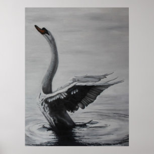 Swan (Right side) Poster