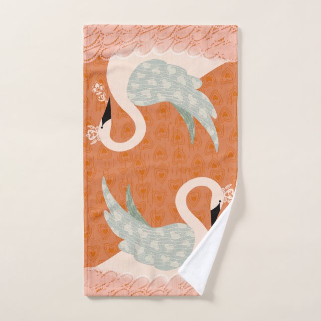Swan Royalty Hand Towel (Hand Towel)