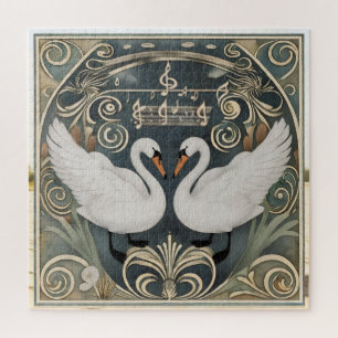 Swan Song 676-piece Jigsaw Puzzle