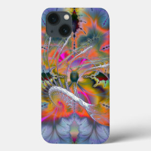 Swan Song Abstract Barely There Tough iPhone 13 Case