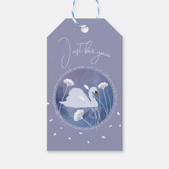 Swan Song Gift Tag (Front)