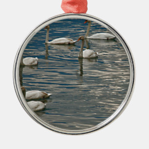 Swan Song Metal Tree Decoration