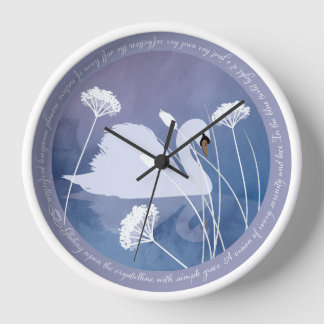 Swan Song Wall Clock