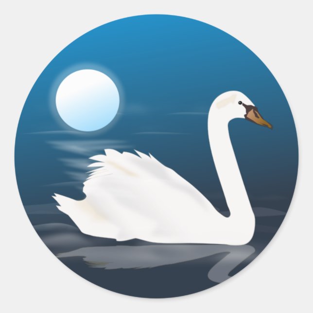 Swan Sticker (Front)