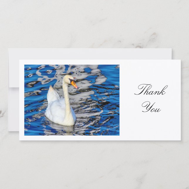 Swan - Thank You Card (Front)