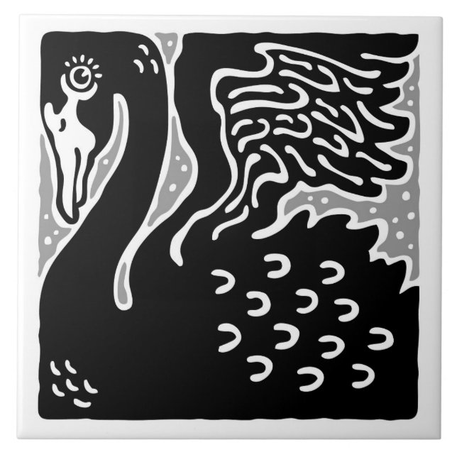 Swan Tile (Front)