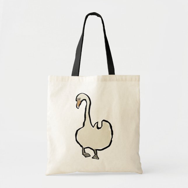 swan tote bag (Front)