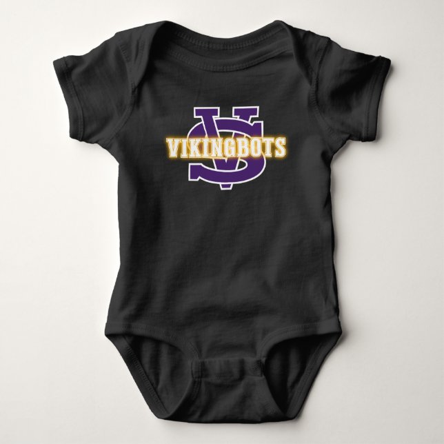 Swan Valley VikingBots Baby Bodysuit (Front)