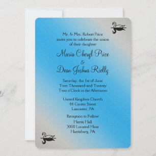 Swan Wedding Invitations