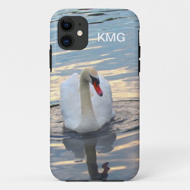 Swan with Reflection Case-Mate iPhone Case (Back)