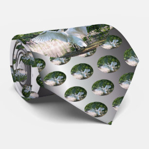 Swan with Wings Spread Tie
