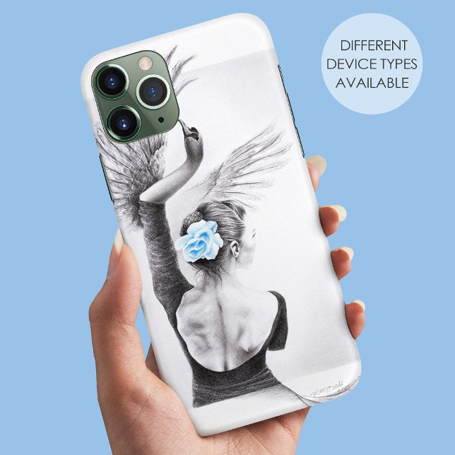 Swan Woman dancer Elegant Ballet Surreal art  Case-Mate iPhone Case (Creator Uploaded)
