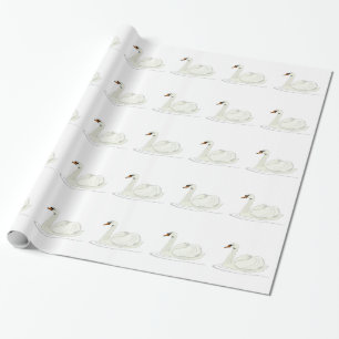 Swan Wrapping Paper